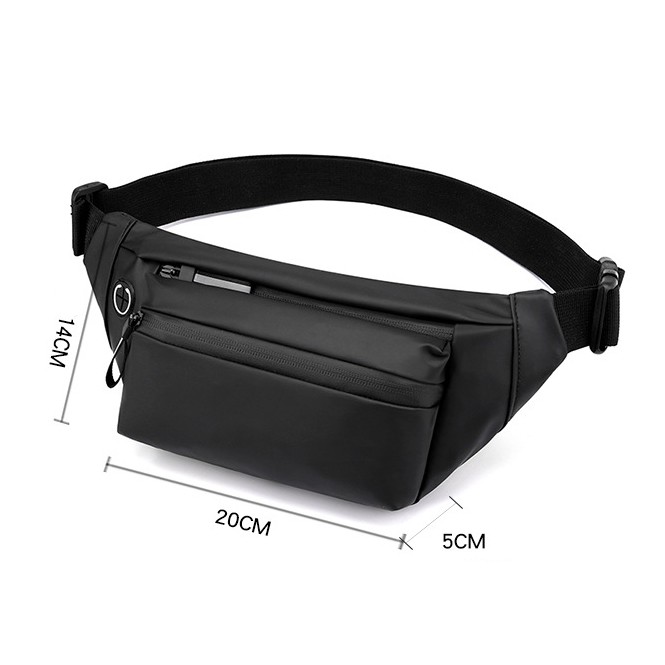 Túi bao tử nam có lỗ tai nghe chống nước chống bụi EMIBE38 | BigBuy360 - bigbuy360.vn