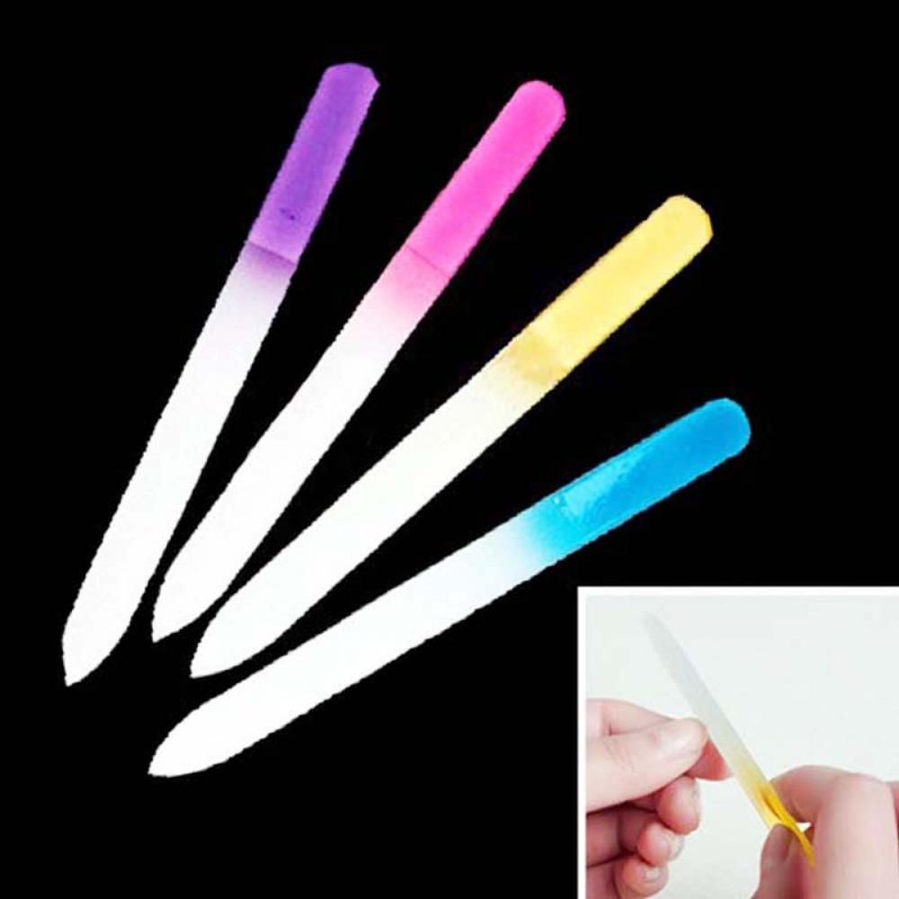 SOFTNESS Dũa Móng Tay Bằng Kính Thủy Tinh Pha Lê