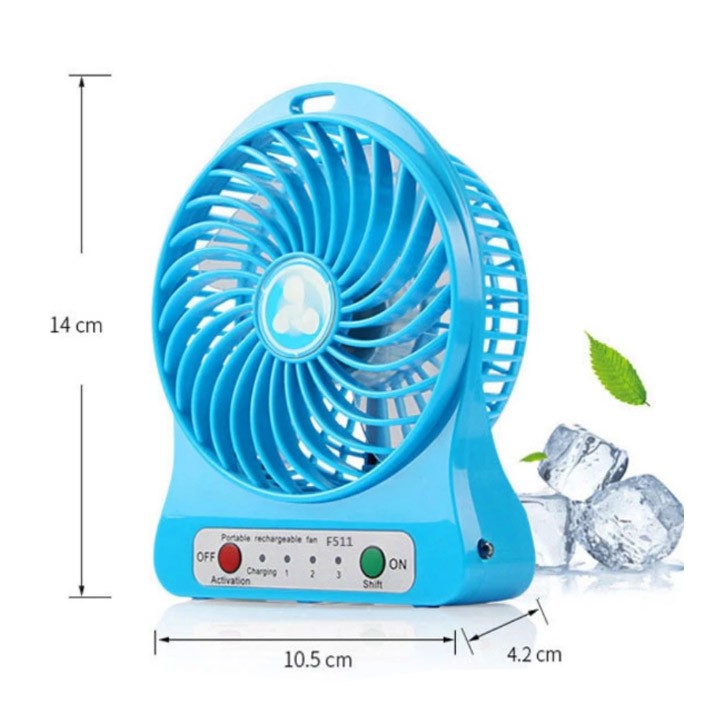 Quạt Cầm Tay tích điện tiện lợi