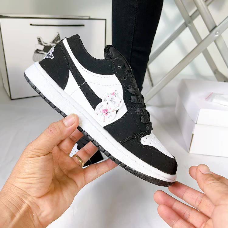 Giày jordan 1 cổ thấp hàng cao cấp jd1 các màu đen trắng low bản đẹp full size 36-43 hot hit 2021 | BigBuy360 - bigbuy360.vn