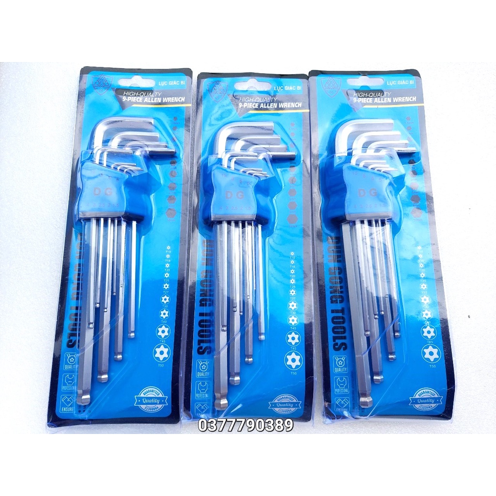 BỘ LỤC GIÁC BI DÀI 9 CÂY DG