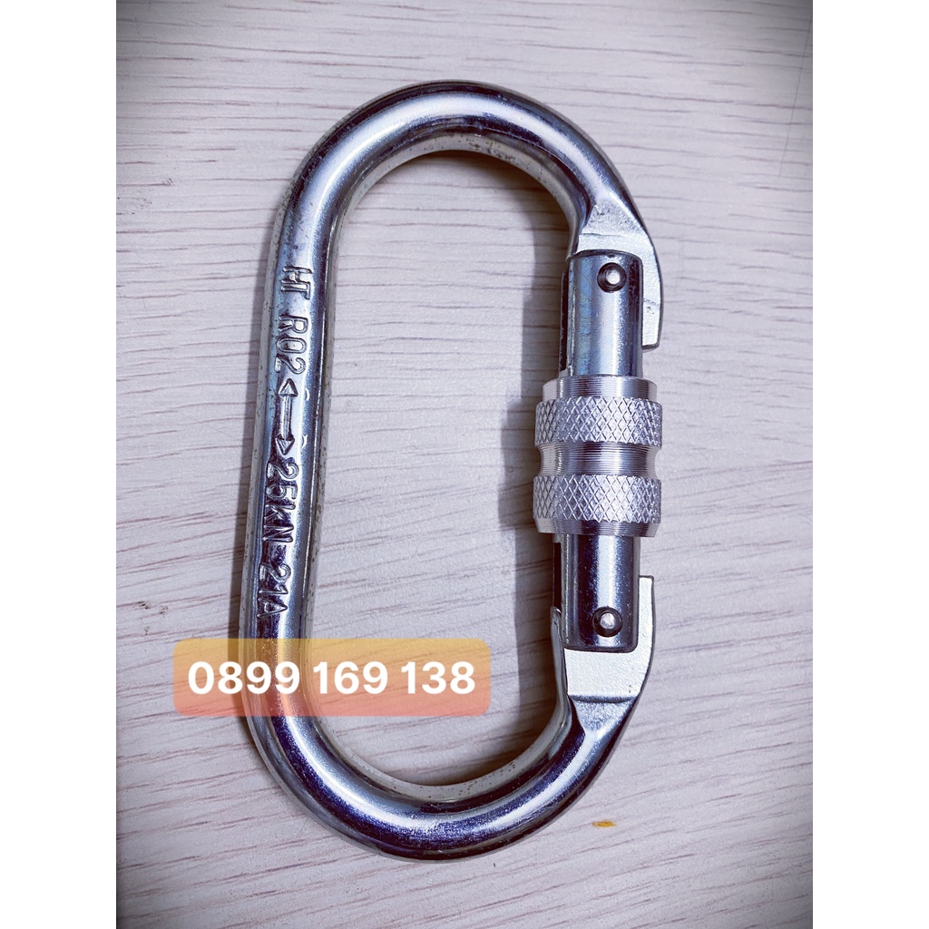 Móc khóa chữ D an toàn đu dây, leo núi