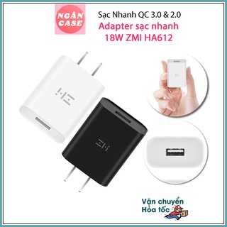 Củ sạc nhanh 18w quick charge 3.0/2.0 zmi model ha612