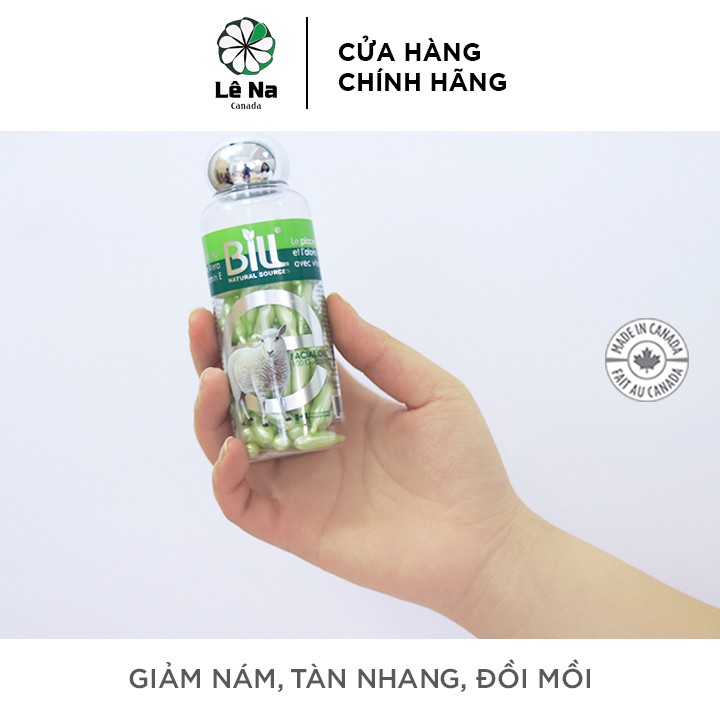 Viên Bôi Nhau Thai Cừu Bill Sheep Placenta 100 Viên Của Canada (màu xanh)