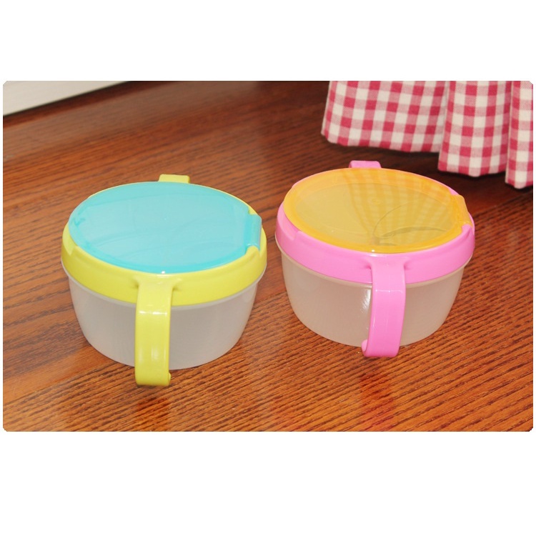 Cốc ăn snack chống đổ hỗ trợ bé tự ăn độc lập
