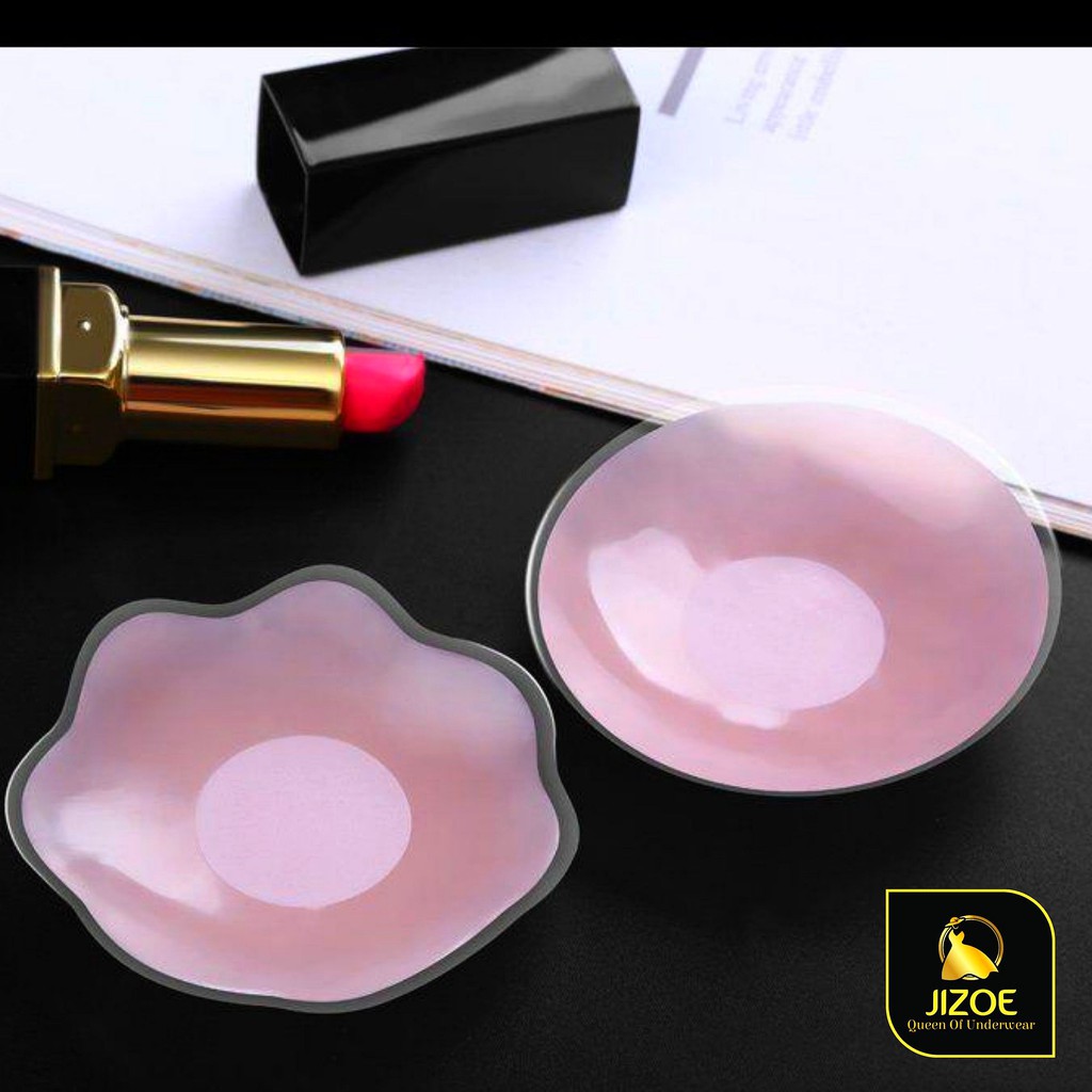 Miếng dán ngực nữ Silicon cao cấp tàng hình dễ thương siêu dính Sexy quyến rũ gợi cảm giá rẻ đẹp JIZOE MDT04