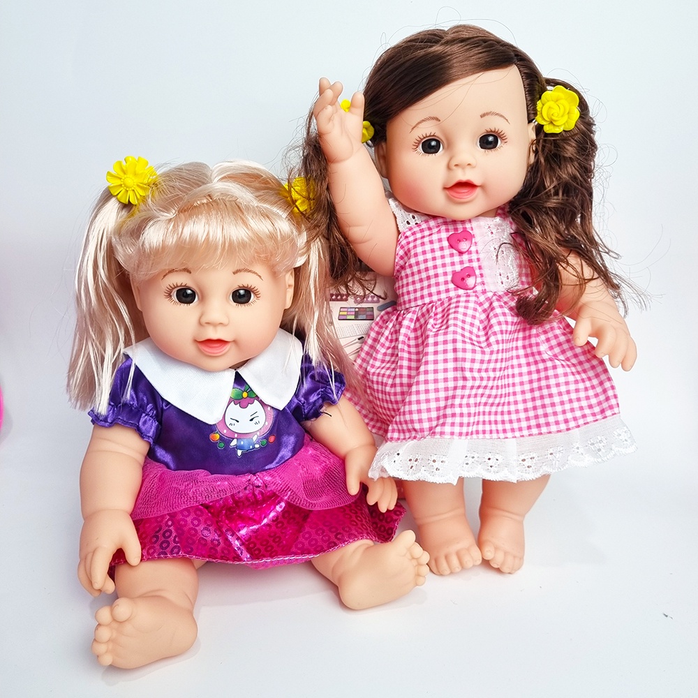 Đồ Chơi Búp Bê Cho Bé Gái Xinh Xắn Biết Khóc Biết Cười - Kèm Túi Đựng Hình Ba Lô