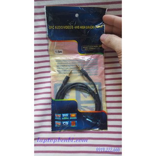 Dây loa 2 đầu 3.5mm dài 1.5m, 3m, 5m