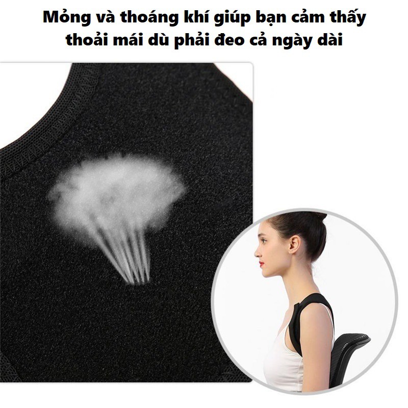 Đai lưng chống gù hình chữ X - Thiết bị hỗ trợ chỉnh dáng đi đứng