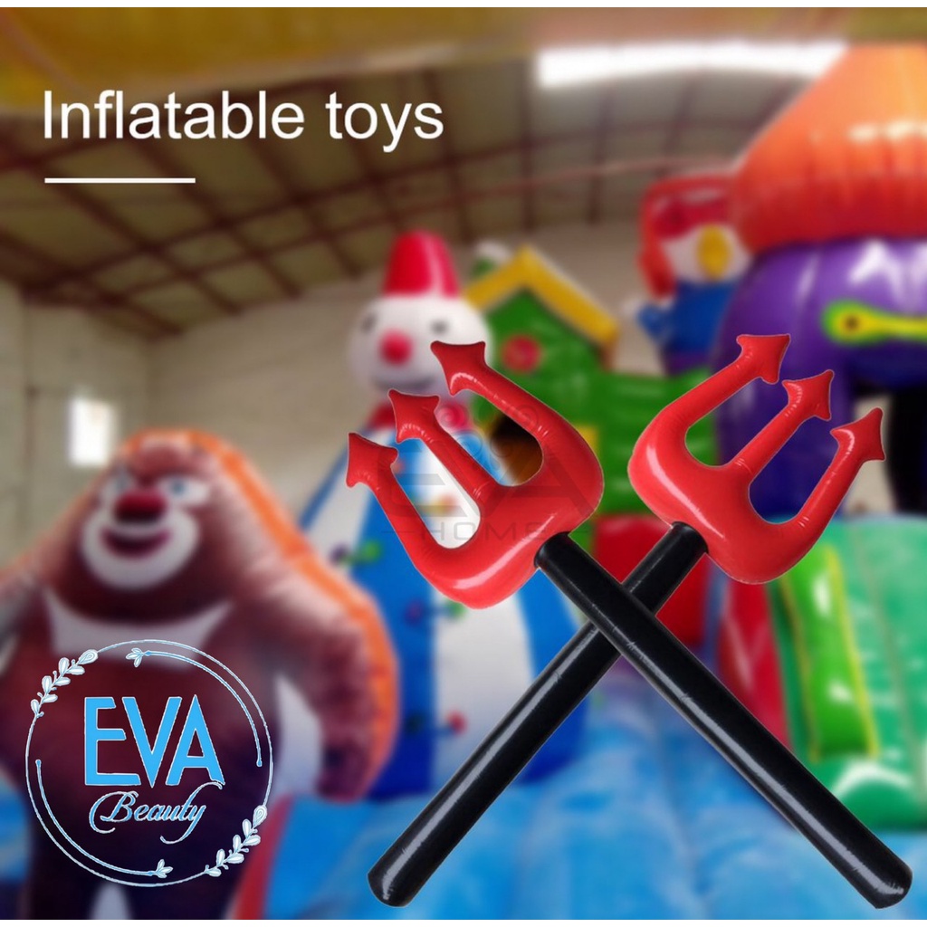 Đồ Chơi Bơm Hơi / Đồ Chơi Cây Đinh Ba Bơm Hơi 90 Cm Nhiều Màu Độc Đáo