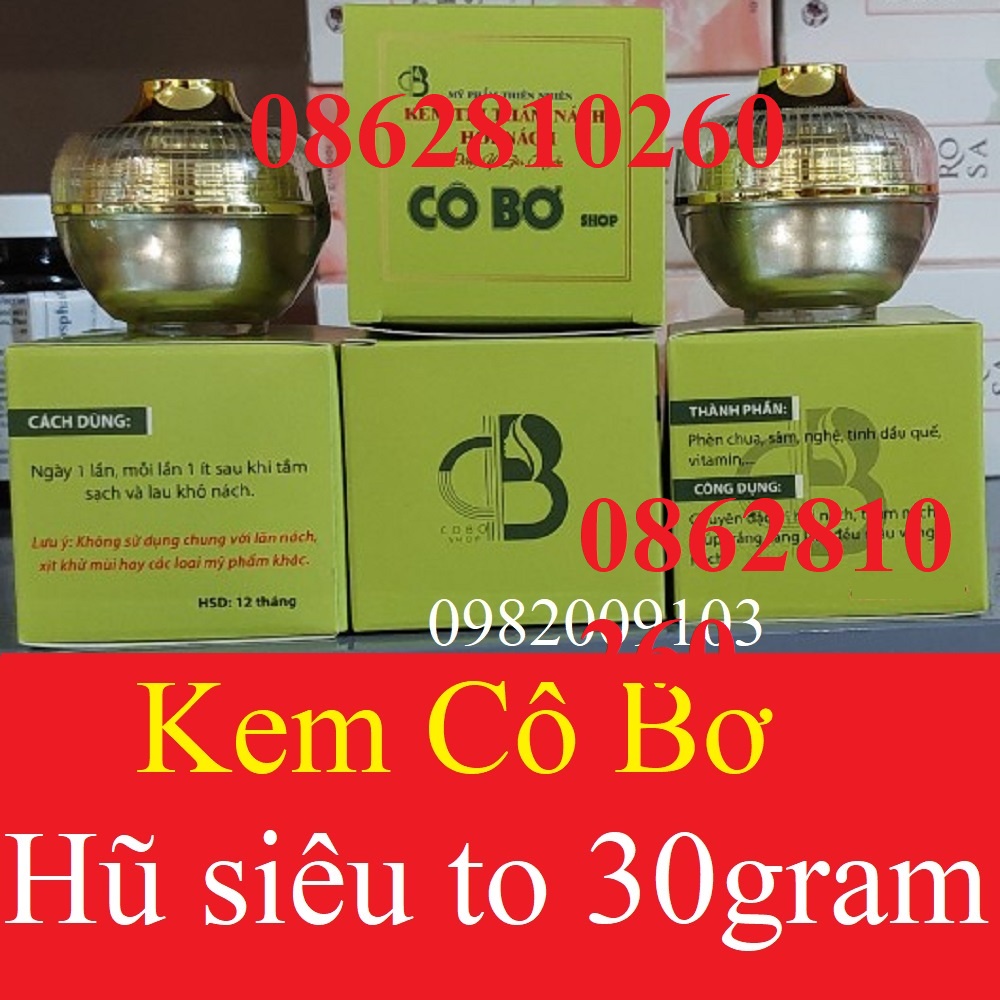 Kem Cô Bơ Size Lớn Siêu Tiết Kiệm Chính Hãng 100% loại 30 gram