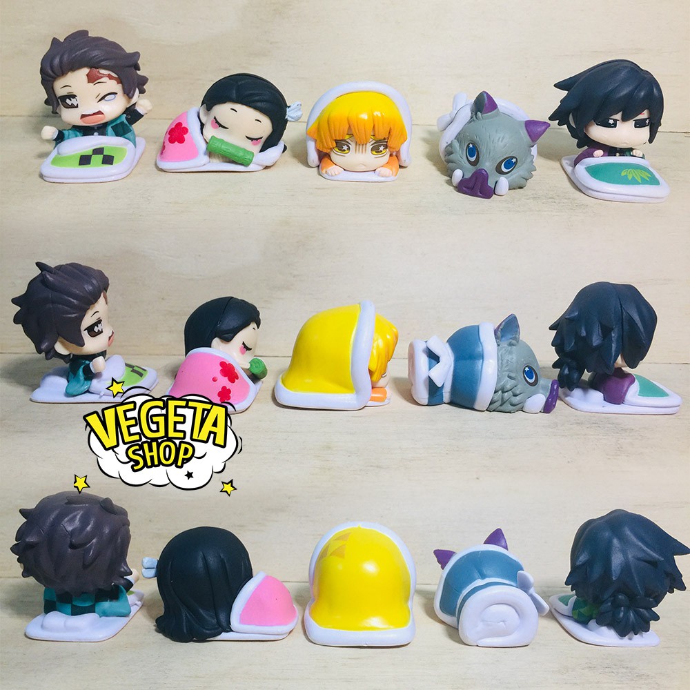 Mô hình Kimetsu No Yaiba - Thanh gươm diệt quỷ tư thế nằm ngủ - Q Posket Petit Vol 1 - Tùy chọn - Cao 4~5cm - Full box