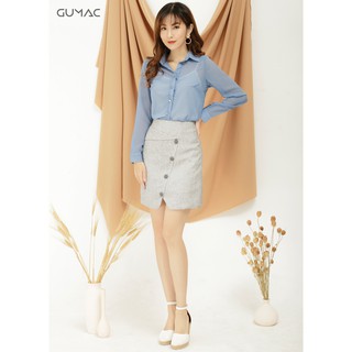 Áo sơ mi 2 lớp GUMAC A09922_XANH