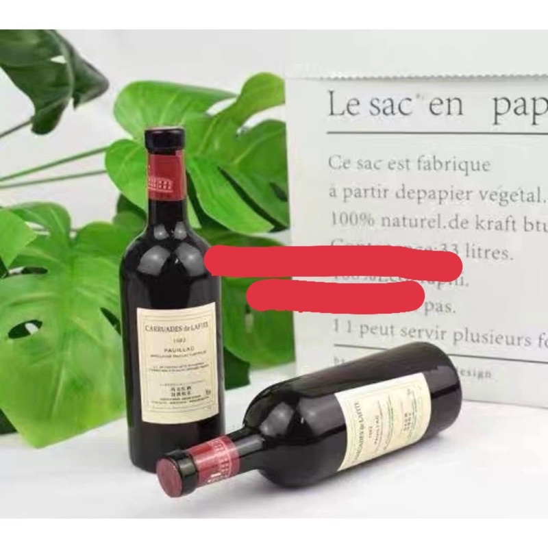 Combo 5 chai rượu vang mô hình trang trí bánh kem ( không có nước )