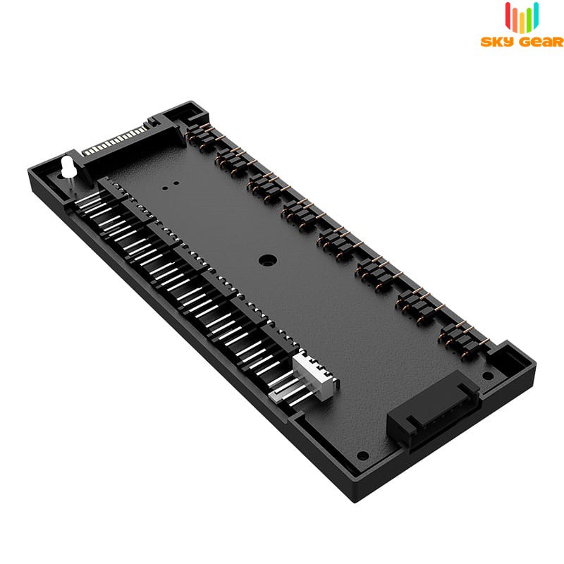 Bộ chia quạt ID-Cooling HA-02 ARGB ,8 cổng Fan 4pin PWM ,8 cổng led 5v 3pin