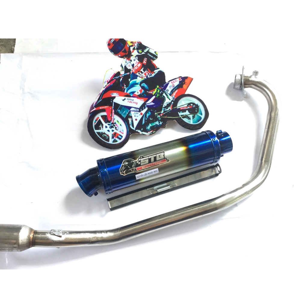 Bộ pô stb titan full cổ wave, SI, EXCITER, WINER, SONIC, RAIDER FI, SATRIA, GSX