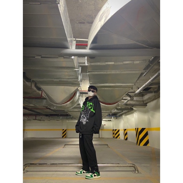 Quần kaki 3 cúc ống rộng Cargo pant , Butoon pants phong cách unisex Nam Nữ