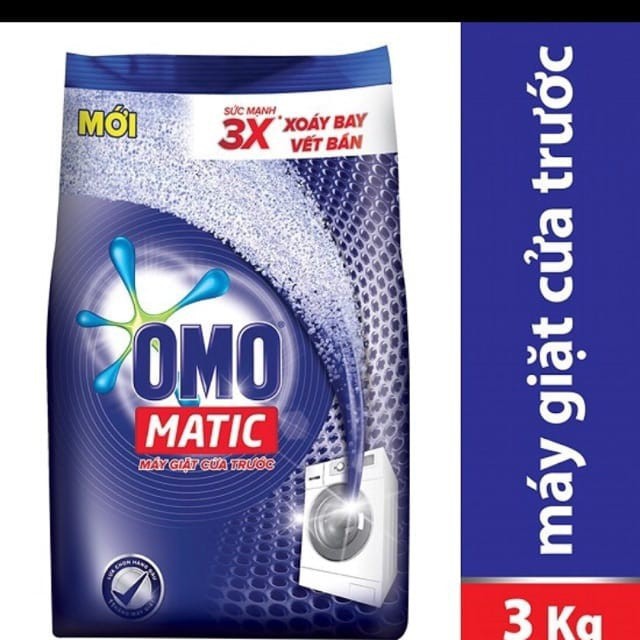 BỘT GIẶT OMO MATIC CHO MÁY GIẶT CỬA TRƯỚC 3KG