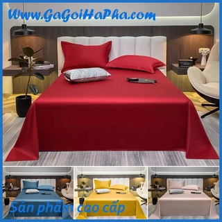 Bộ ga gối lụa 3 món cao cấp, bộ ga giường lụa cao cấp cao cấp lụa loại 1