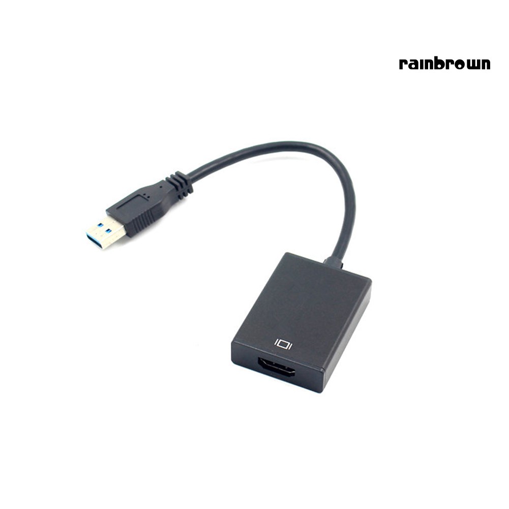 Cáp Chuyển Đổi Âm Thanh / Video Usb 3.0 Sang Hdmi Cho Windows 7 / 8 / 10 Pc 1080p