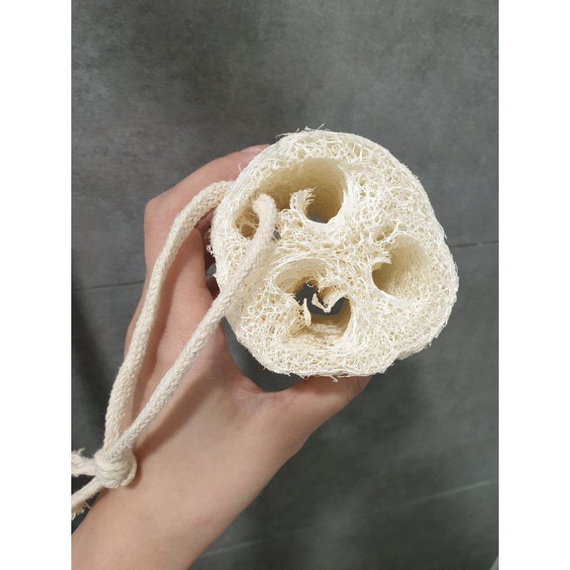 [hình thật] Bông Tắm Xơ Mướp Tẩy Da Chết Tự Nhiên | BigBuy360 - bigbuy360.vn