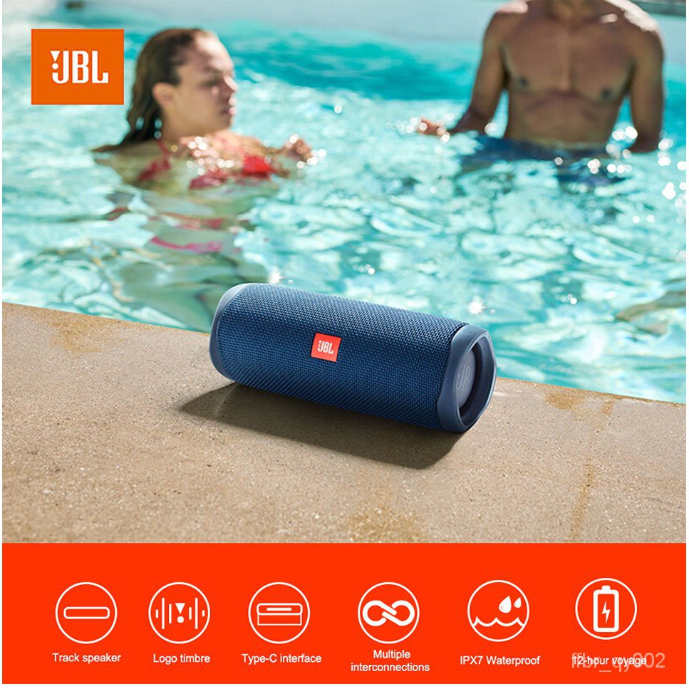 Loa Bluetooth JBL Flip 5 Flip5 Mini Chống Thấm Nước Thiết Kế Nhỏ Gọn Thích Hợp Cho Các Bữa Tiệc