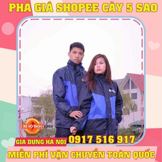 Áo mưa bộ thành long vải dù 2 lớp cao cấp