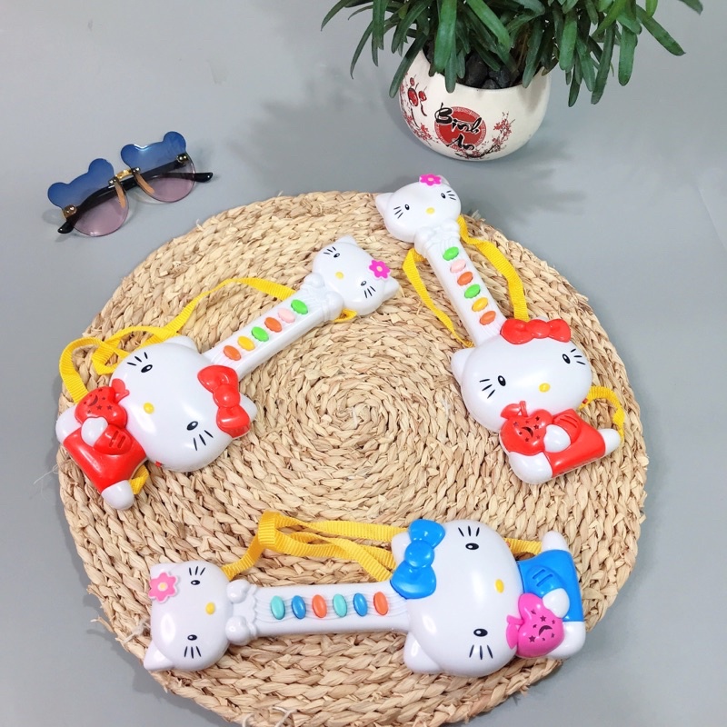 Đồ chơi đàn hello kitty bằng nhựa chạy pin cho bé