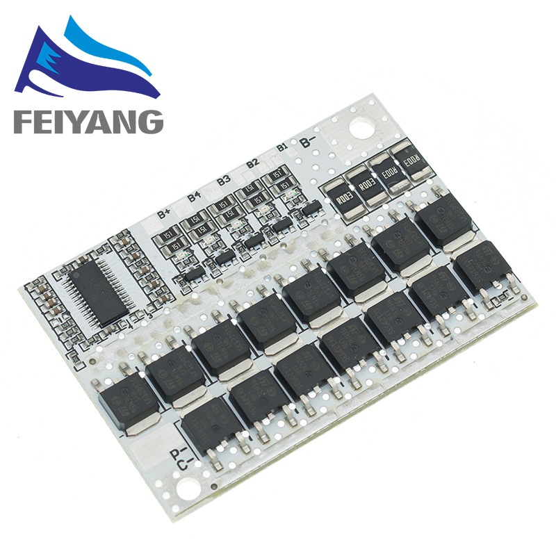 Bo mạch bảo vệ sạc pin polyme LifePo4 Lmo Ternary Li-ion 3S/4S/5S BMS 12 V 16.8V 21V 100A
