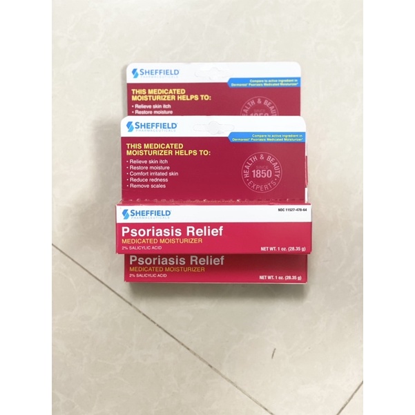 Kem thoa loại bỏ khô da, mẫn đỏ PSORIASIS RELIEF 28.35G - hàng chuẩn Mỹ