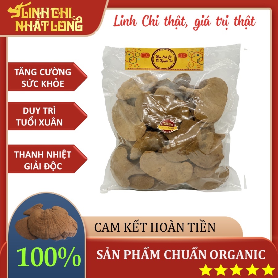 500Gram Nấm Linh Chi Đỏ Nhất Long Chính Hãng, Hỗ Trợ Kìm Hãm Sự Phát Triển Tế Bào Ung Thư, Ổn Định Đường Huyết