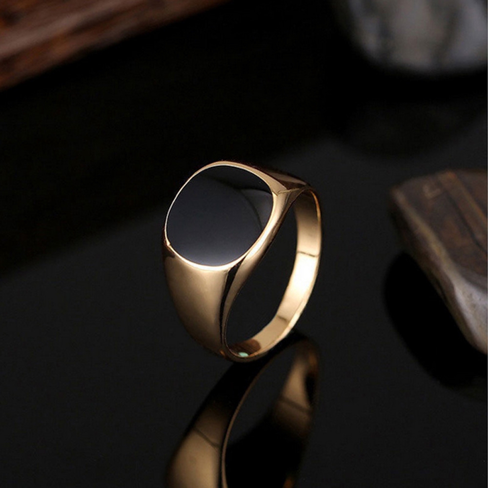 Nhẫn đính đá mặt cười cho nam