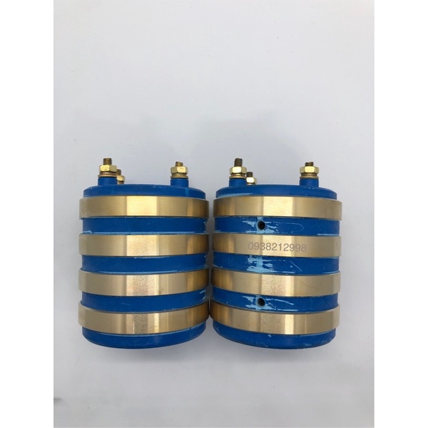 cổ góp điện 4 pha + bộ chổi than 30a trục 25x65
