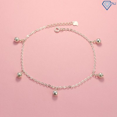 Lắc chân chuông nữ bạc thật dễ thương LCN0075 Trang Sức TNJ