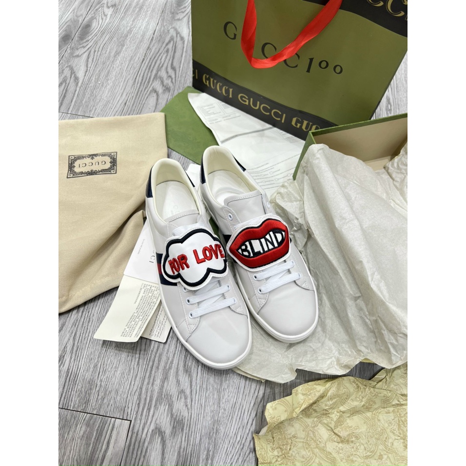 GIÀY THỂ THAO SNEAKER GUCCI ACE GUCCI FORE LOVE GUCCI MÔI BẢN CAO CẤP ẢNH THẬT +FREESHIP