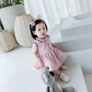 Váy thun cổ polo chất kiệu cotton