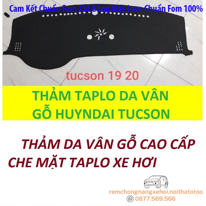 THAM TAPLO DA VÂN GỖ HYUNDAI TUCSON THẢM TRẢI LÓT TAPLO CAO CẤP 3 LỚP CHỐNG TRƯỢT CHỊU NHIỆT XE HƠI BAO HÀI LÒNG