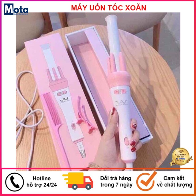 Máy Uốn Tóc - Máy làm tóc xoăn giả nhanh chóng, dễ dàng không làm khô tóc, giữ nếp