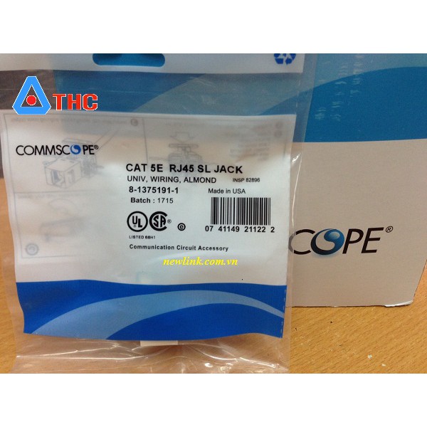 Nhân mạng AMP/commscope Cat5e chính hãng