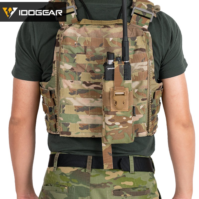 Idogear Túi Đựng radio rrv vest walkie talkie mbitr tri prc-148 152 3552