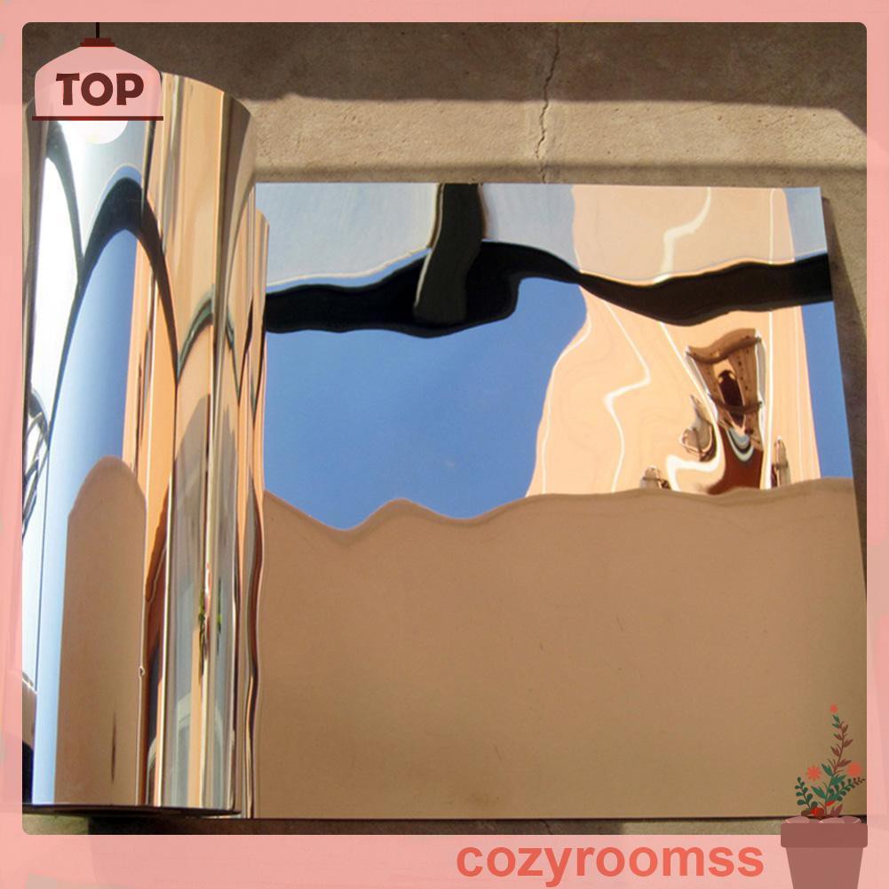 Tấm Phim Tráng Gương 60x100cm Màu Bạc Phản Quang Dùng Trang Trí
