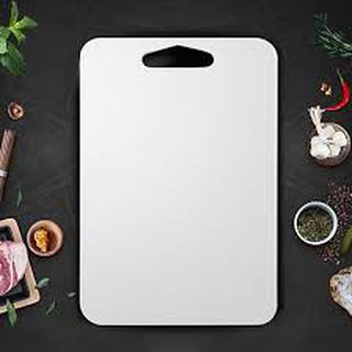 Thớt inox 304 rã đông nhanh - vệ sinh dễ dàng - không xước răm - không mùn gỗ( bền - đẹp - rẻ )