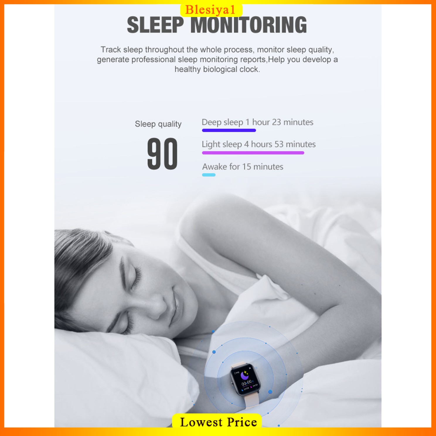 Đồng Hồ Đeo Tay Thông Minh P18 Chống Nước Hỗ Trợ Theo Dõi Nhịp Tim Chất Lượng Cao