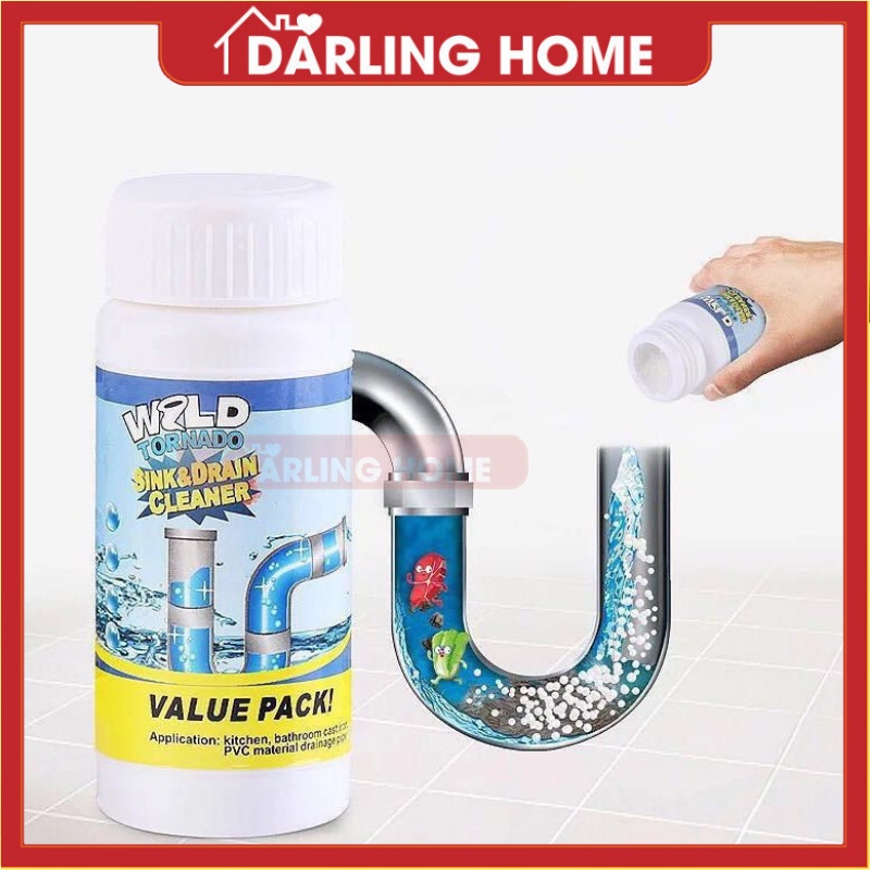 [VIP] Bột Thông Tắc Cống, Bồn Cầu, Bồn Rửa Chén Bát Loại Cực Mạnh (Hộp Nhỏ)