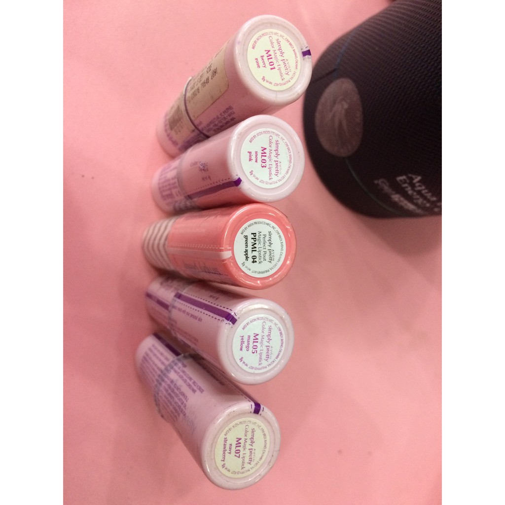 Son gió Avon magic lipstick green apple xanh lá