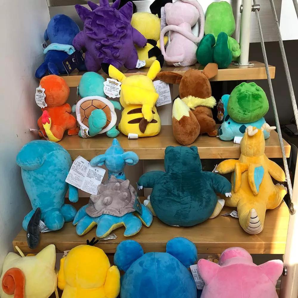 Đồ chơi nhồi bông Hình Pokemon Bulbasaur Charmander Peluche