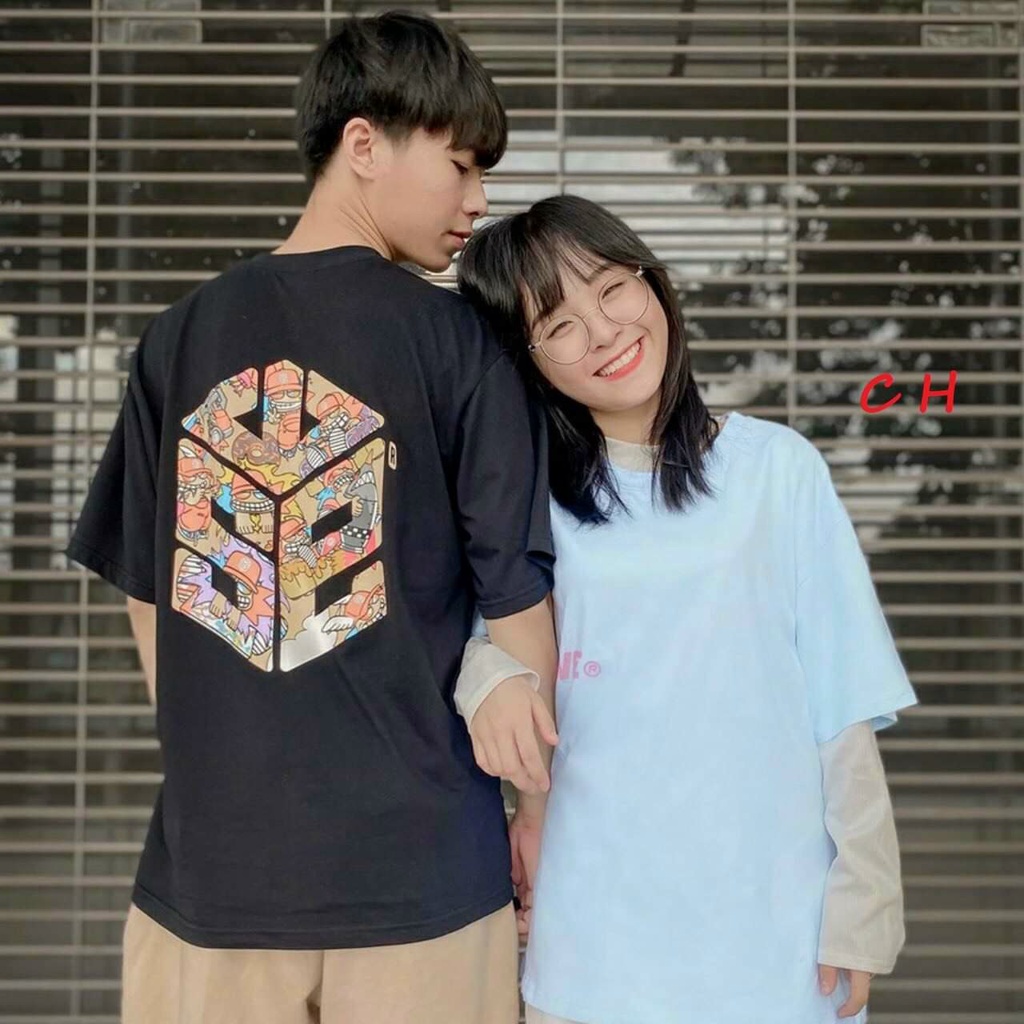 Áo thun tay lỡ S9 SWE phong cách unisex cho cả nam nữ, vải cotton 100% co dãn 4 chiều