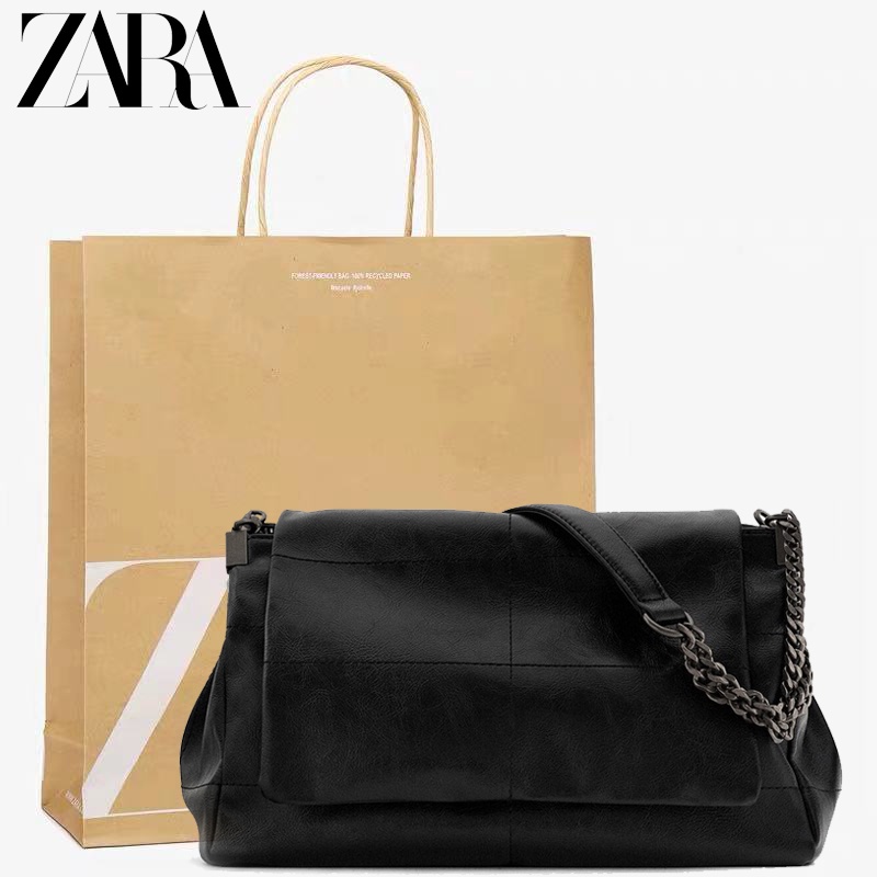 Túi Xách Da Mềm Hiệu Zara Thời Trang Cho Nữ