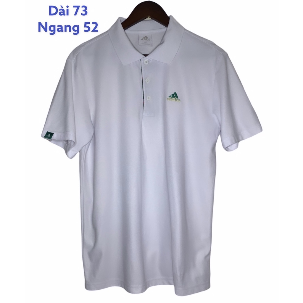 Áo thun ngắn tay có cổ polo hiệu ADIDAS CLIMALITE dry fit chính hãng secondhand
