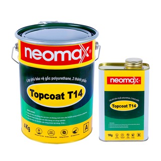 Neomax Topcoat T14 loại 5kg dùng để tạo lớp phủ bảo vệ ngoài cùng cho các lớp chống thấm gốc polyurethane và sơn